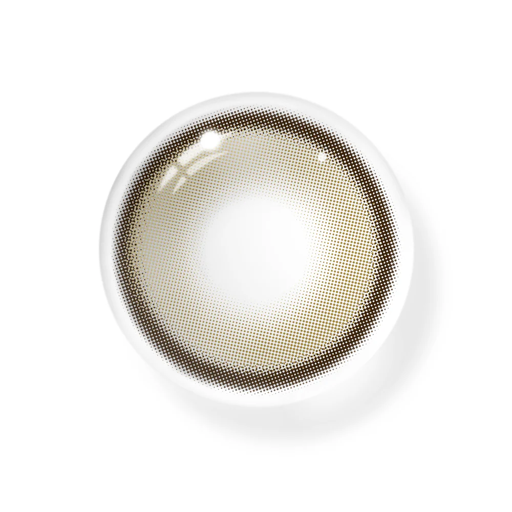 Linette Lemon Brown Prescription Colored Contact Lenses - Roseibase