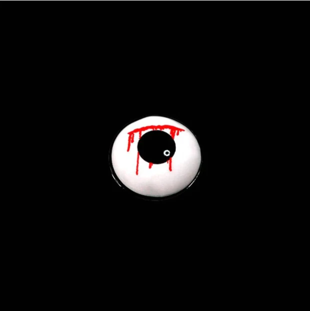 Halloween Trauma White slit Colored Contact Lenses - Roseibase