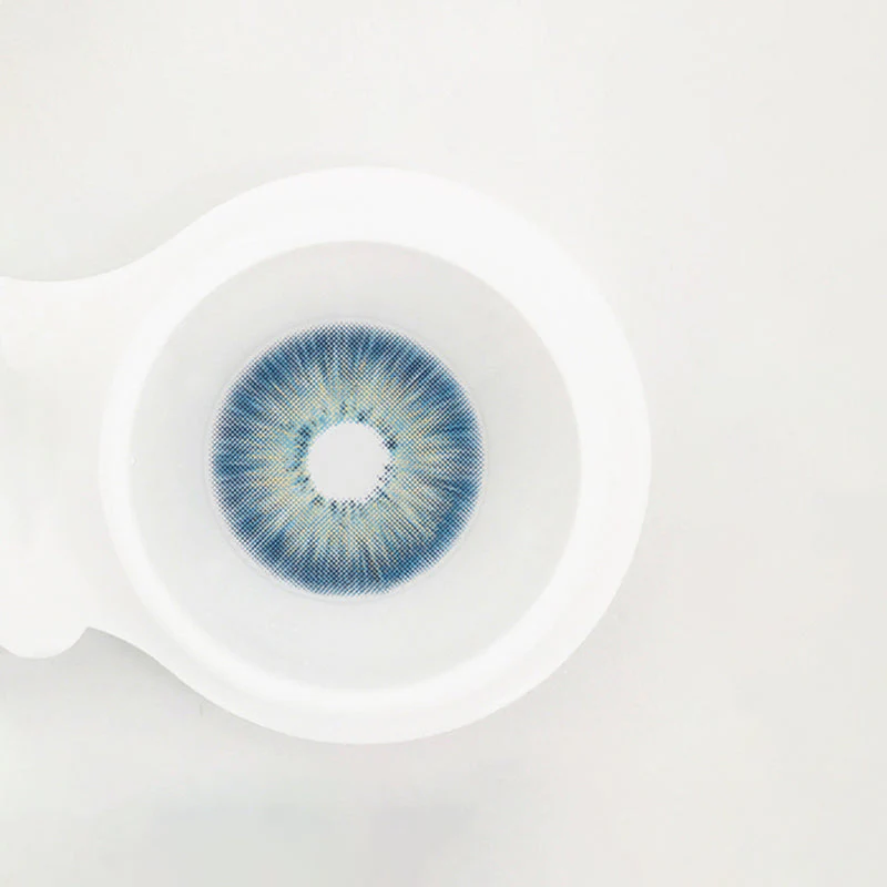 Amazonia Antarctic Blue Prescription Colored Contact Lenses - Roseibase