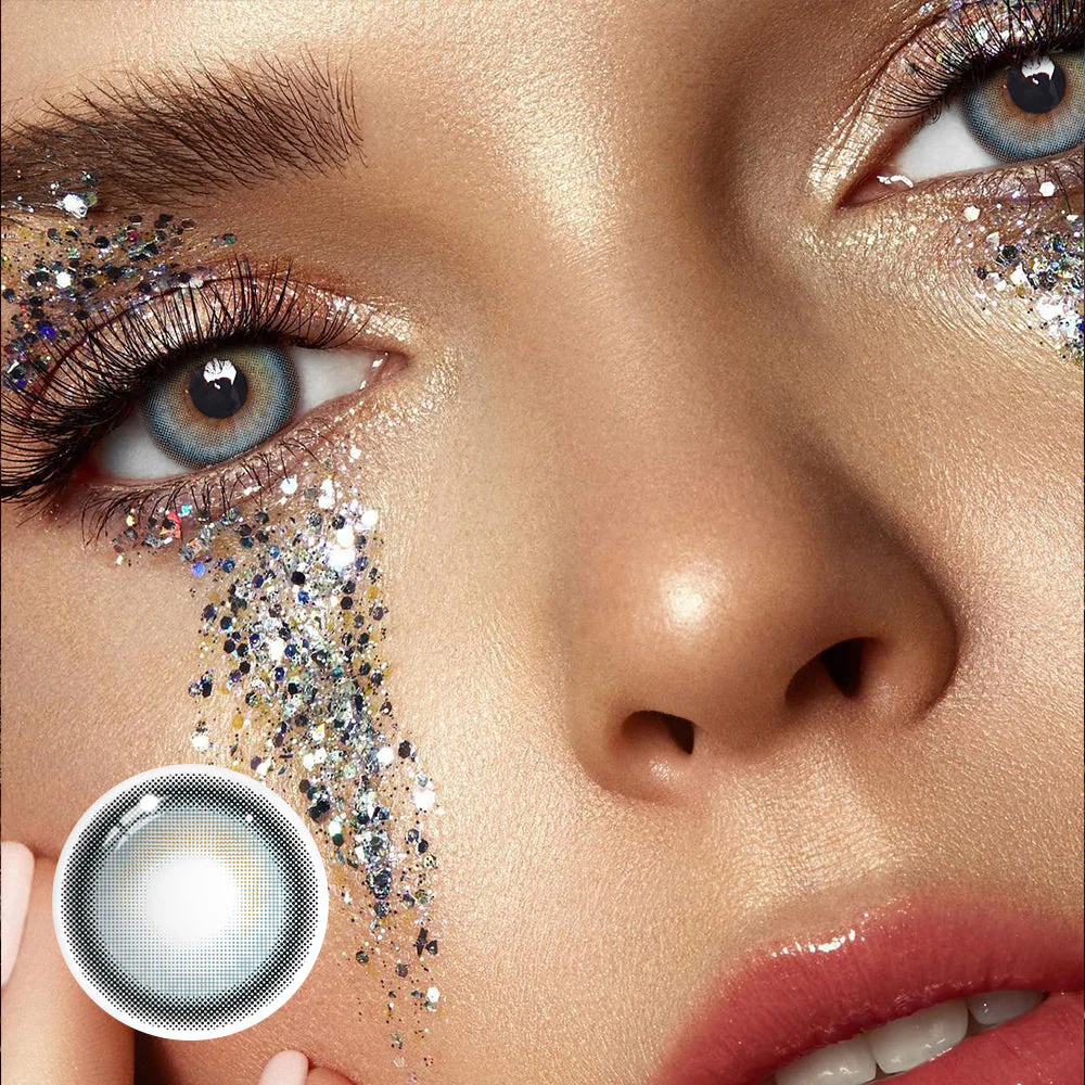 Asteriea Blue Prescription Colored Contact Lenses - Roseibase