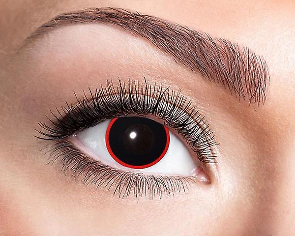 Halloween Hell Raiser Red  Colored Contact Lenses - Roseibase