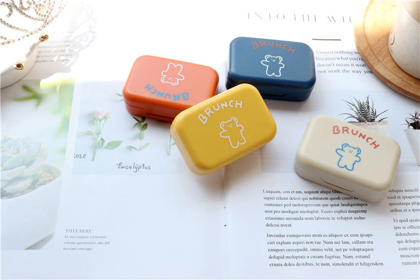 Cabinet Colored Contact Lens Case - Roseibase