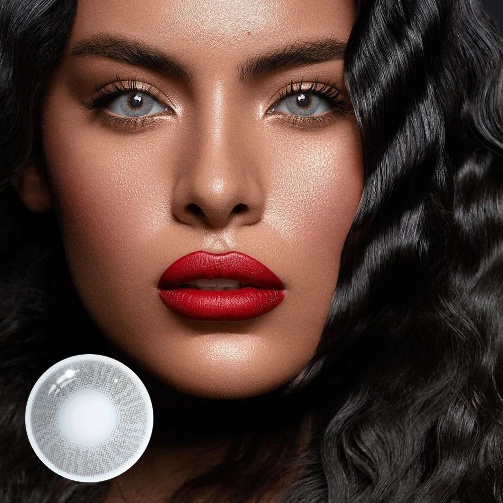 Artemis Ash Gray Colored Contact Lenses - Roseibase