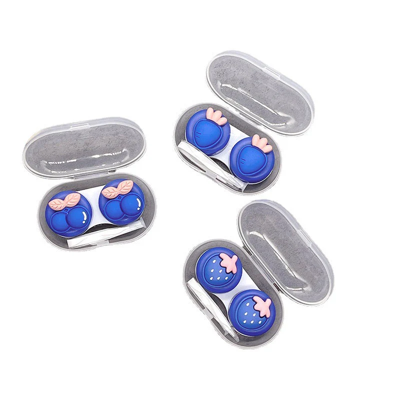 Cute Fruit Colored Contact Lens Case - Roseibase