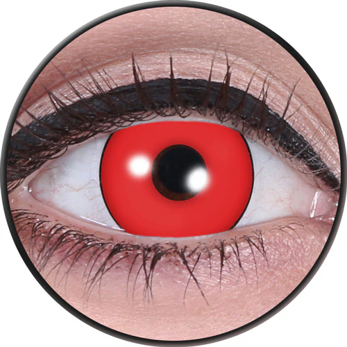 Halloween Red vampire Colored Contact Lenses - Roseibase