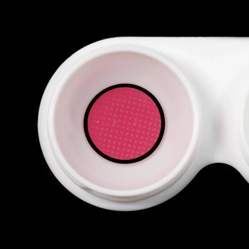 Cosplay Rose mesh pink Colored Contact Lenses - Roseibase