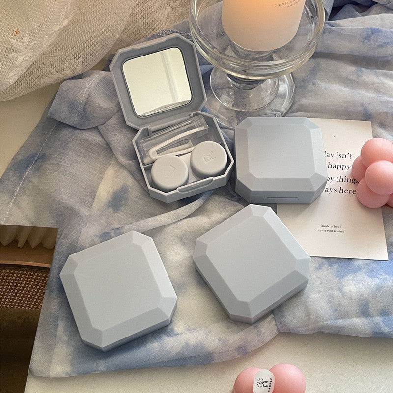 Like Fish Ins Simple Colored Contact Lens Case - Roseibase