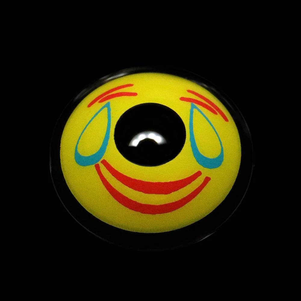 Halloween Smile Yellow Colored Contact Lenses - Roseibase