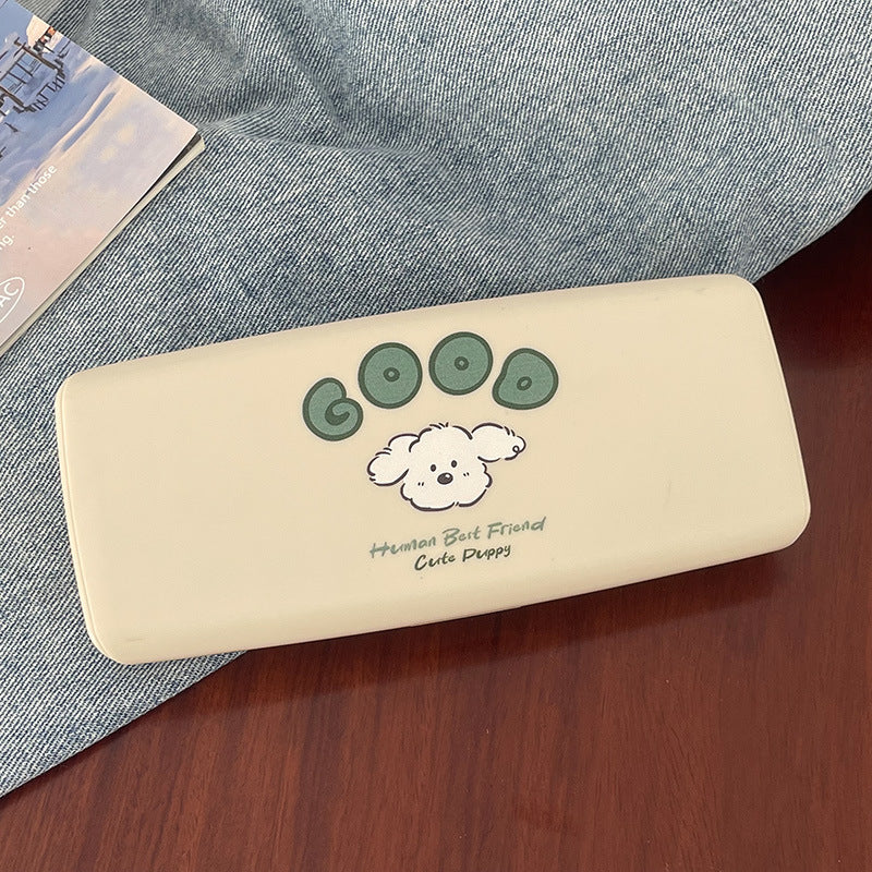Cute Puppy Thickened Colored Contact Lens Case - Roseibase