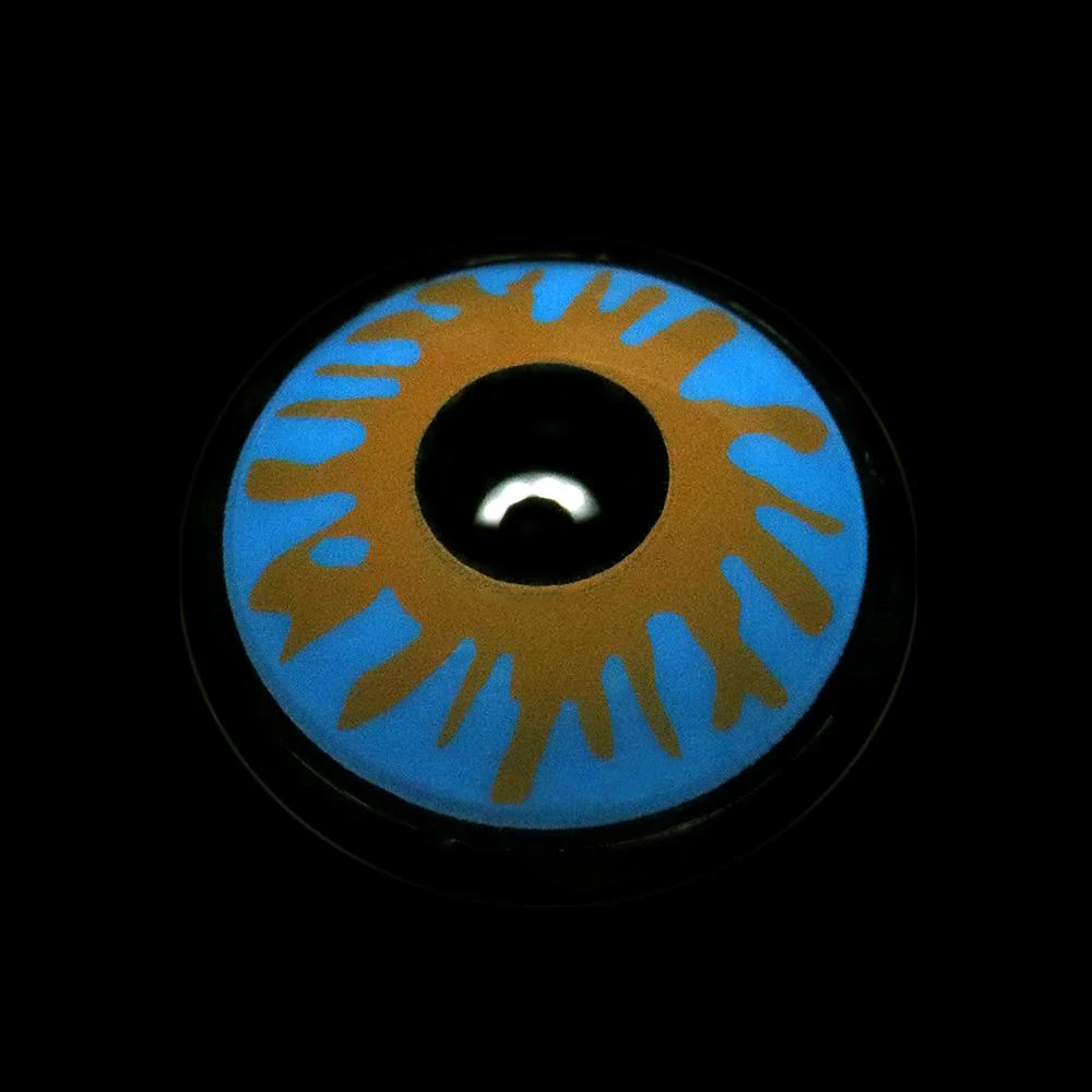 Halloween Crack Blue Colored Contact Lenses - Roseibase