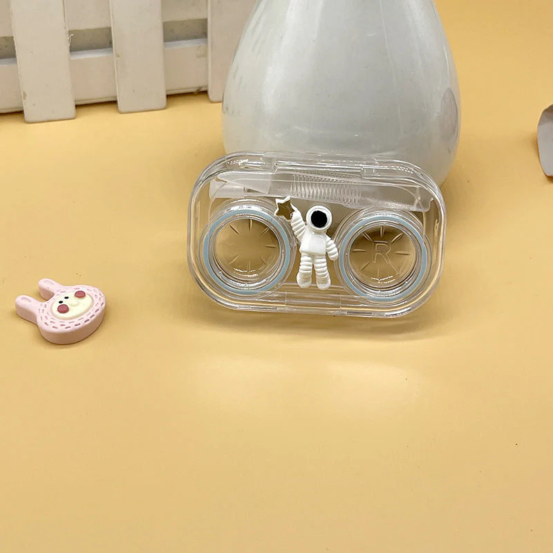 Astronaut Colored Contact Lens Case - Roseibase