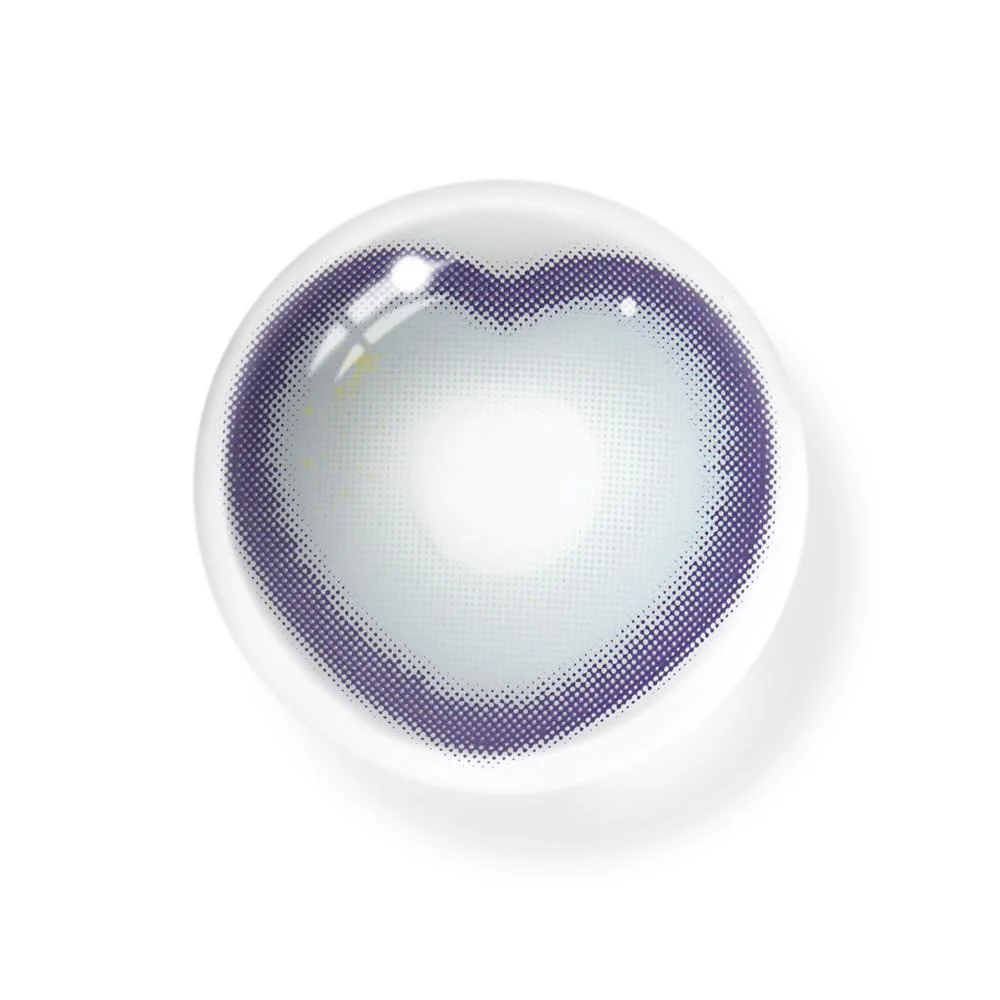Cosplay Heart Shake Blue Colored Contact Lenses - Roseibase