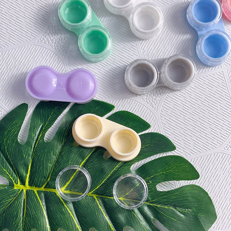 Contracted Colored Contact Lens Case - Roseibase