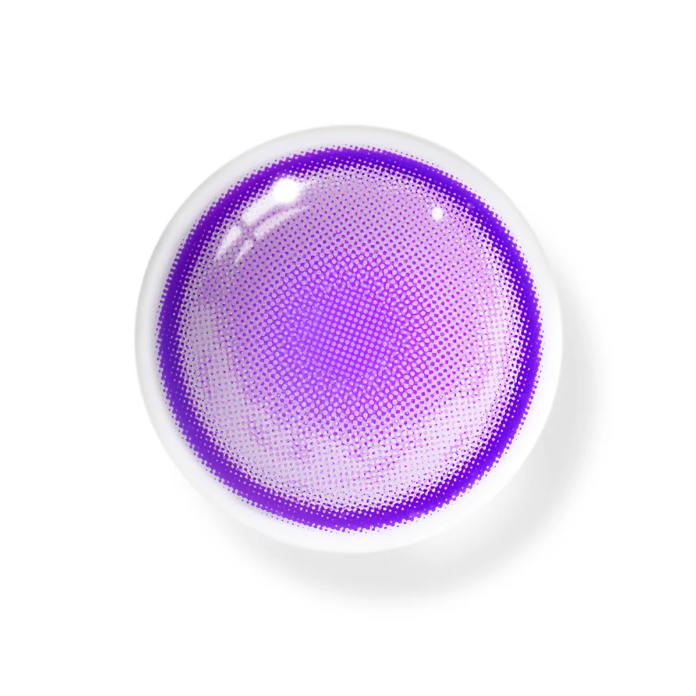 Cosplay Fairy Purple Colored Contact Lenses - Roseibase