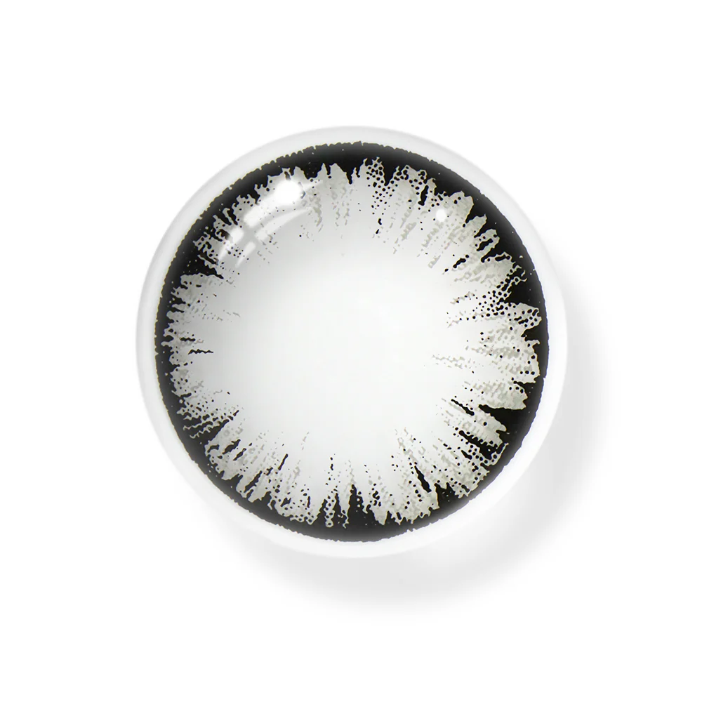 Cosplay Big Eye Girl Gray Prescription Colored Contact Lenses - Roseibase