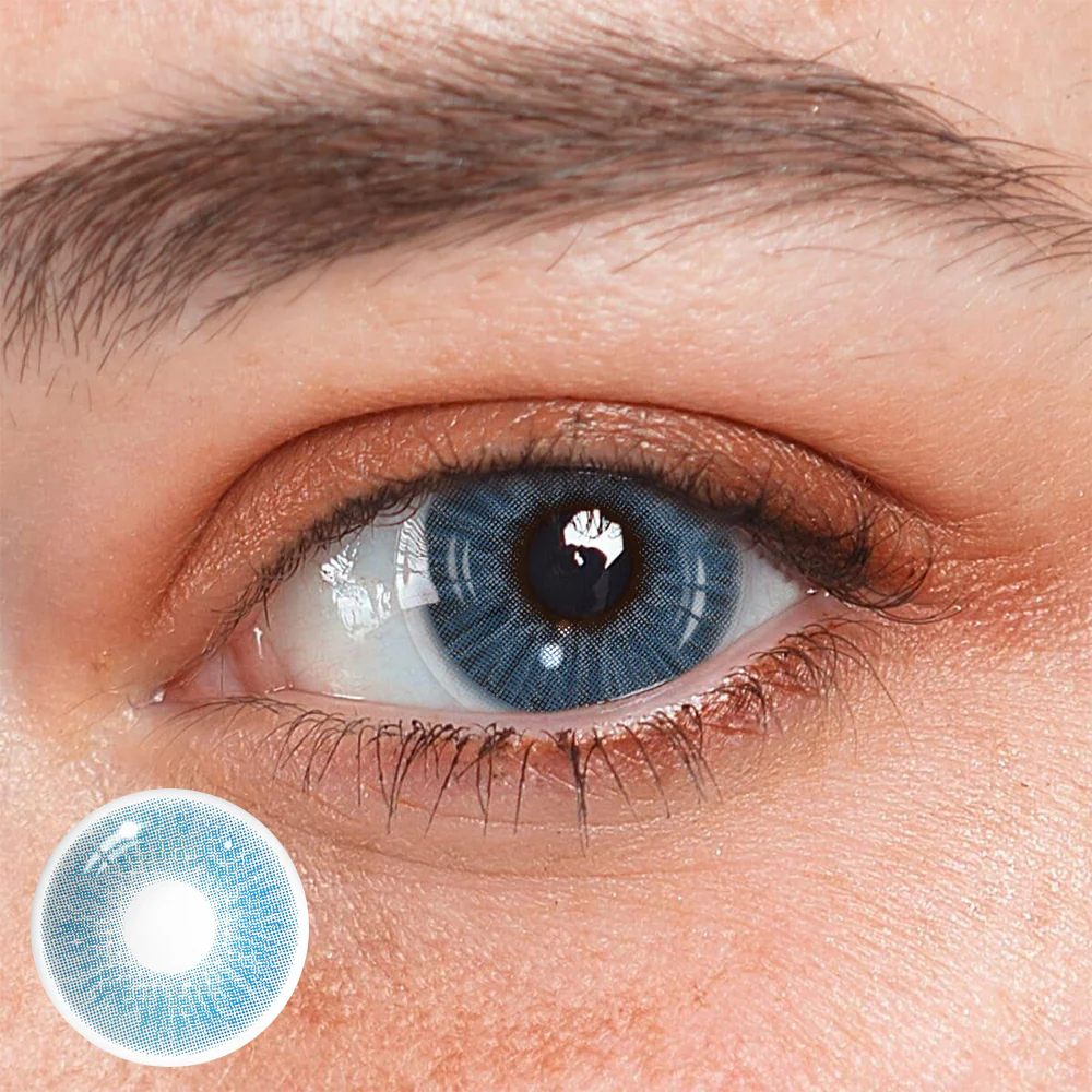 Bellini Blue Prescription Colored Contact Lenses - Roseibase