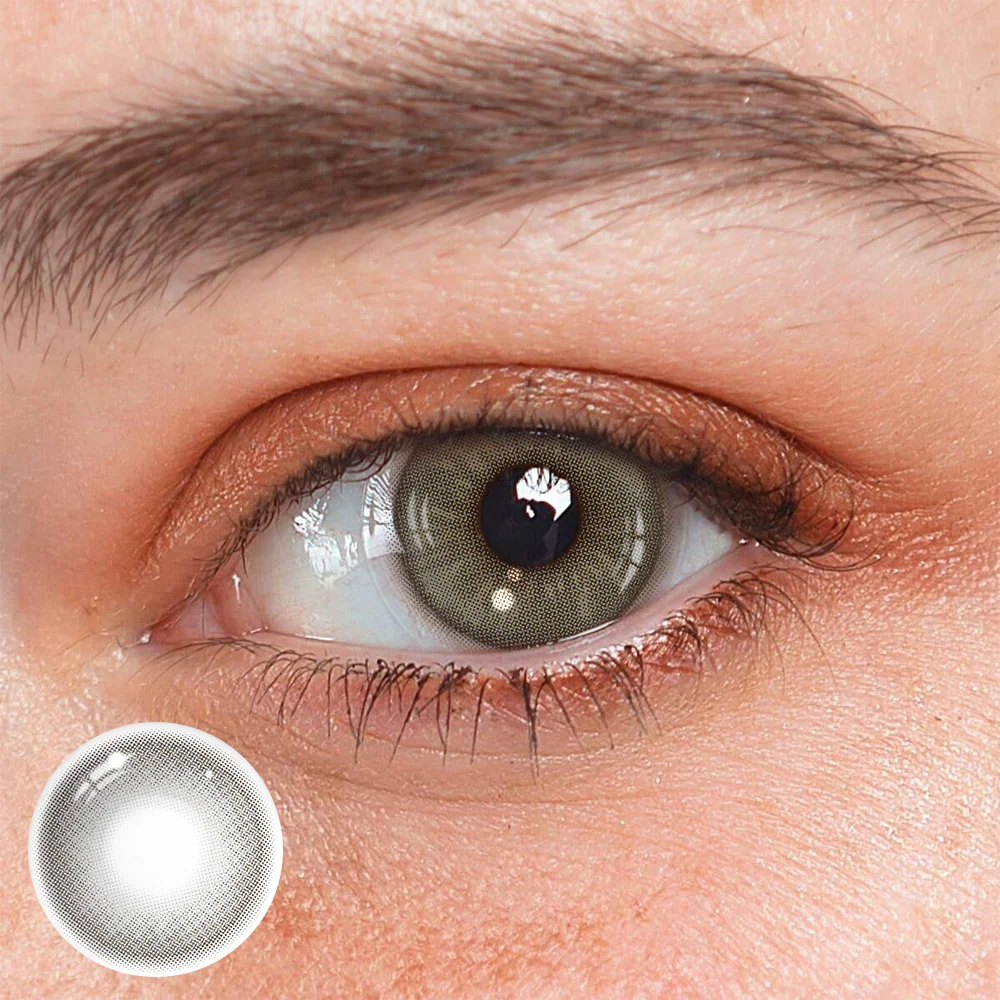Miginia Gray Colored Contact Lenses - Roseibase