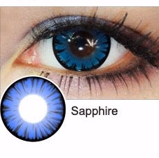Halloween Miracle Sapphirl green Prescription Colored Contact Lenses - Roseibase