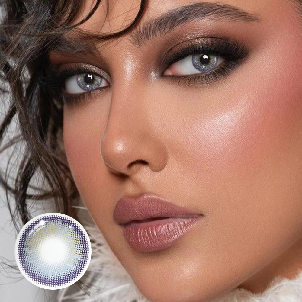 Melania Blue Colored Contact Lenses - Roseibase