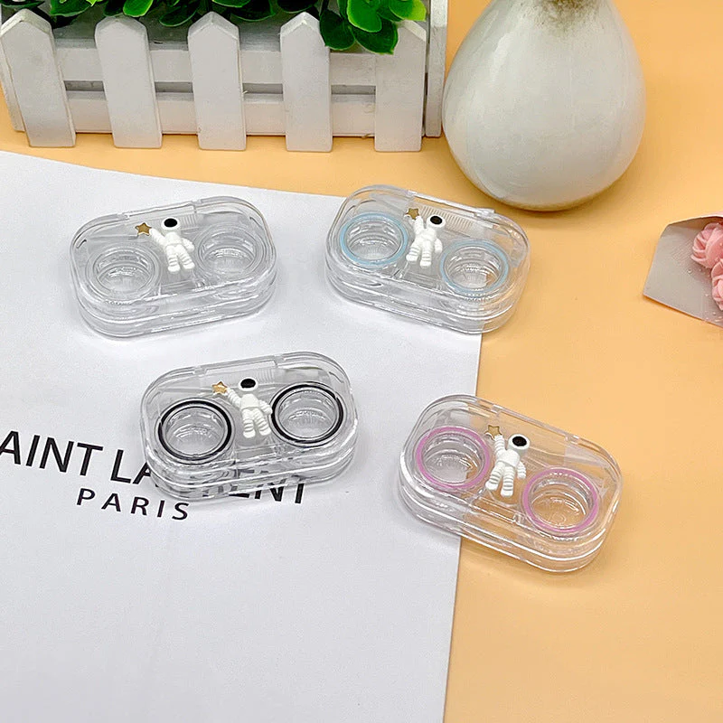Astronaut Colored Contact Lens Case - Roseibase