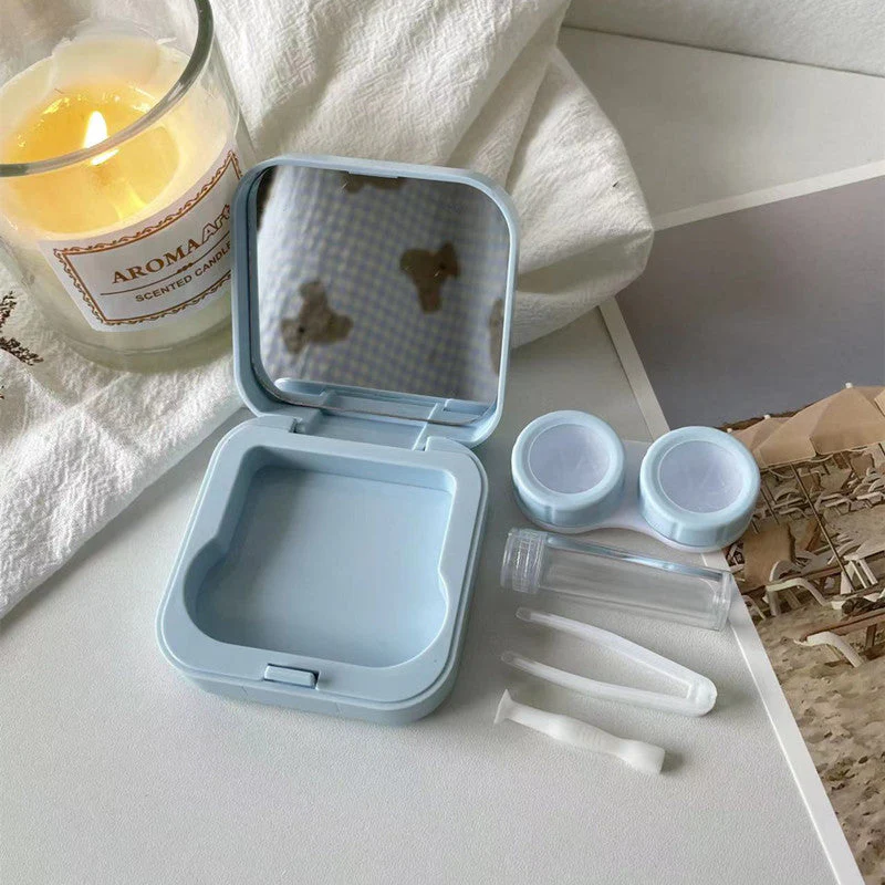 INS Cosmetic Colored Contact Lens Case - Roseibase