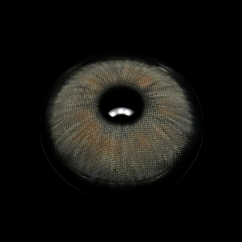 Clover Shining Gray Colored Contact Lenses - Roseibase