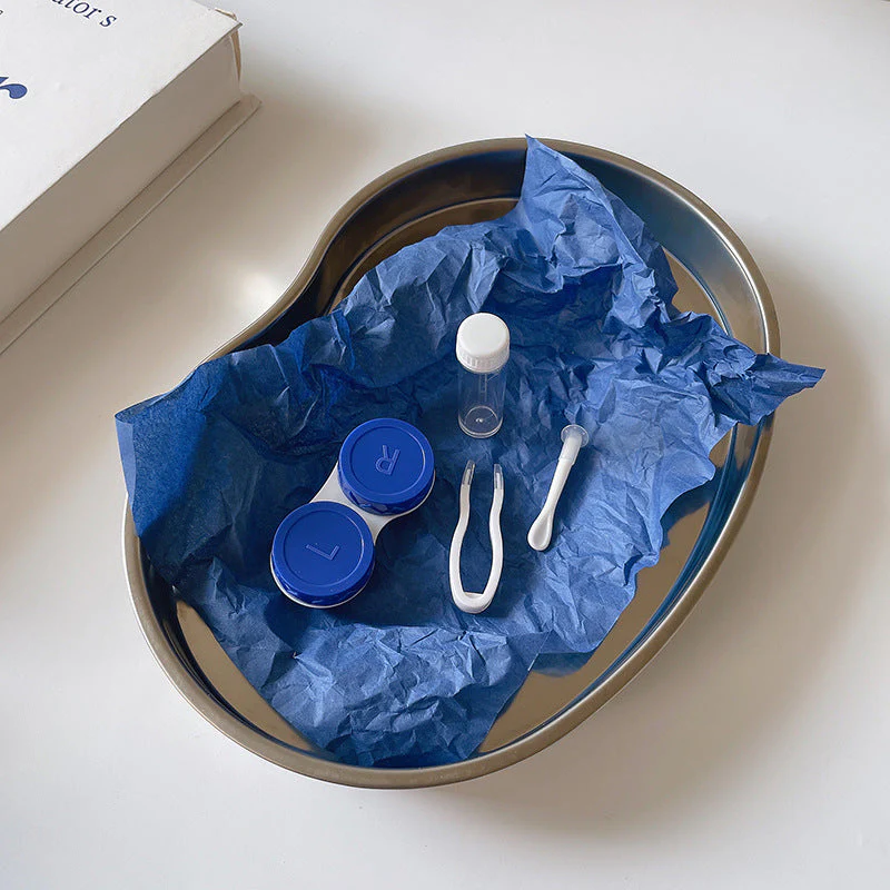 Klein Blue Colored Contact Lens Case - Roseibase