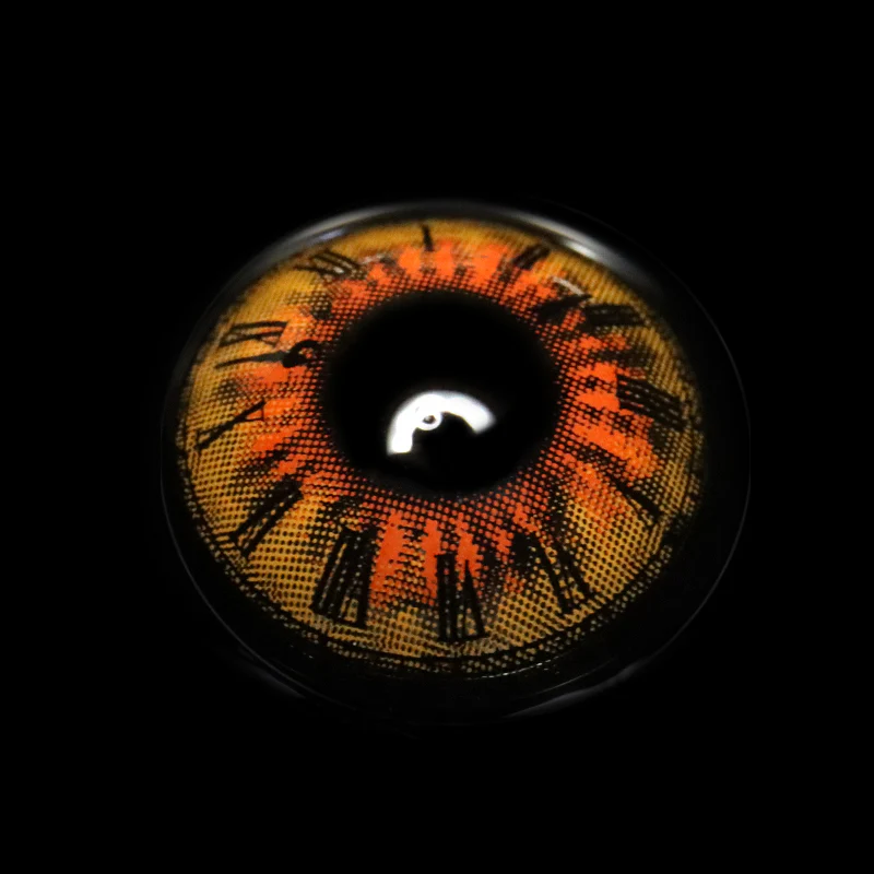 Cosplay DATE A LIVE Toki Aki Kurumi Brown Prescription Colored Contact Lenses - Roseibase