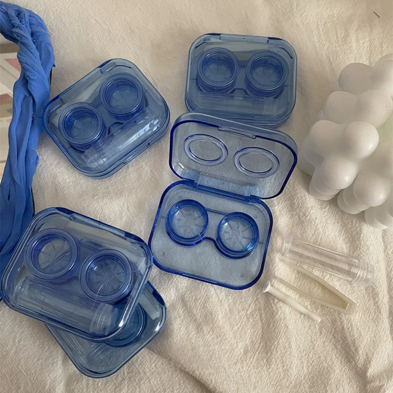 Elegant Colored Contact Lens Case - Roseibase