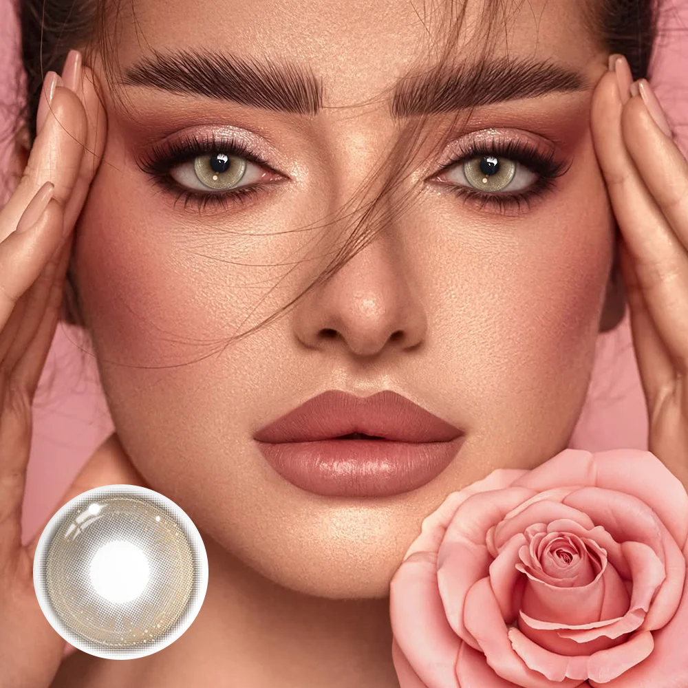 Calytrix Brown Colored Contact Lenses - Roseibase