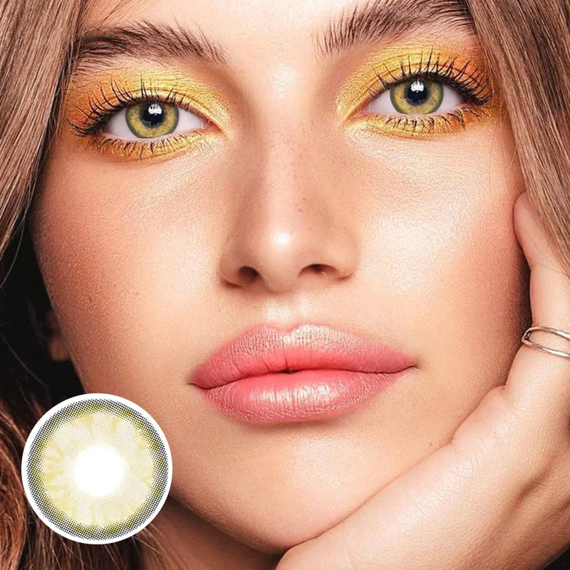 Gem Brown Prescription Colored Contact Lenses - Roseibase