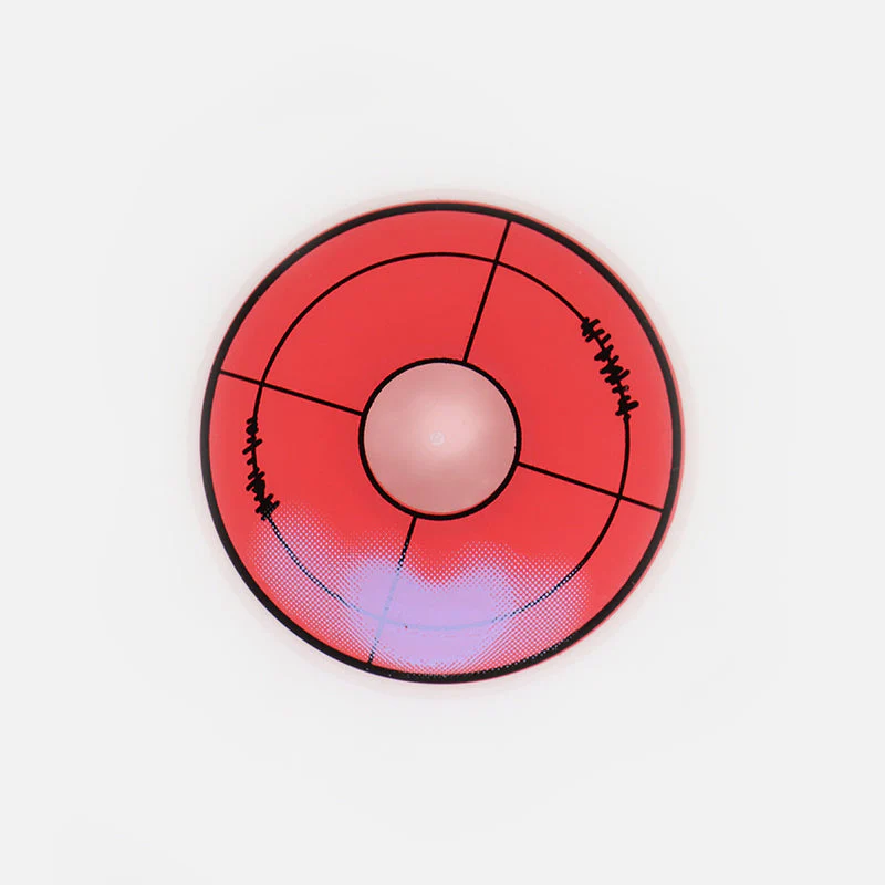Cosplay Red Violet Colored Contact Lenses - Roseibase
