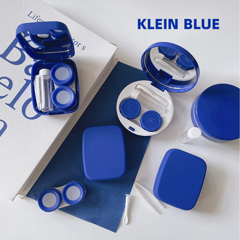Klein Blue Colored Contact Lens Case - Roseibase