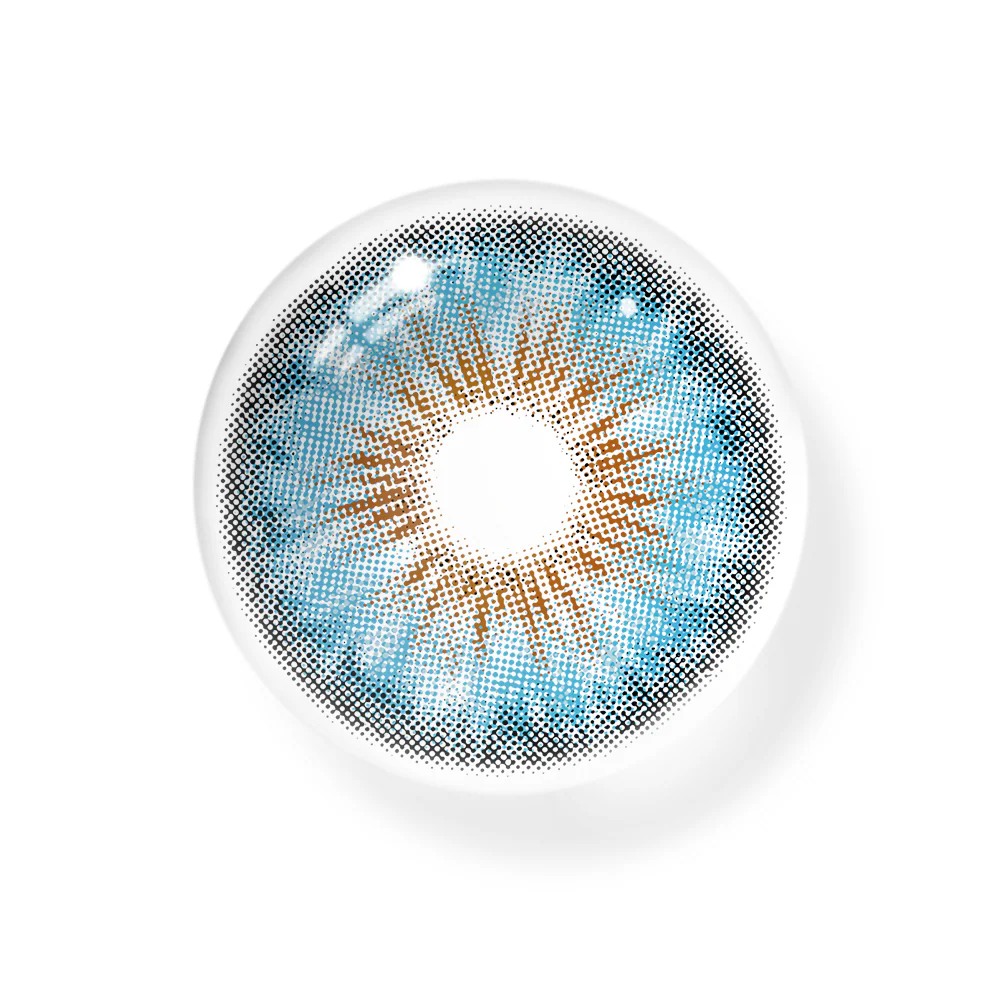 Cyrene Dark Blue Colored Contact Lenses - Roseibase