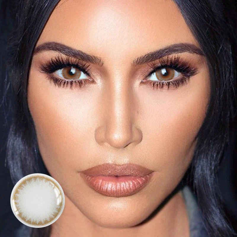 Adriene Brown Prescription Colored Contact Lenses - Roseibase