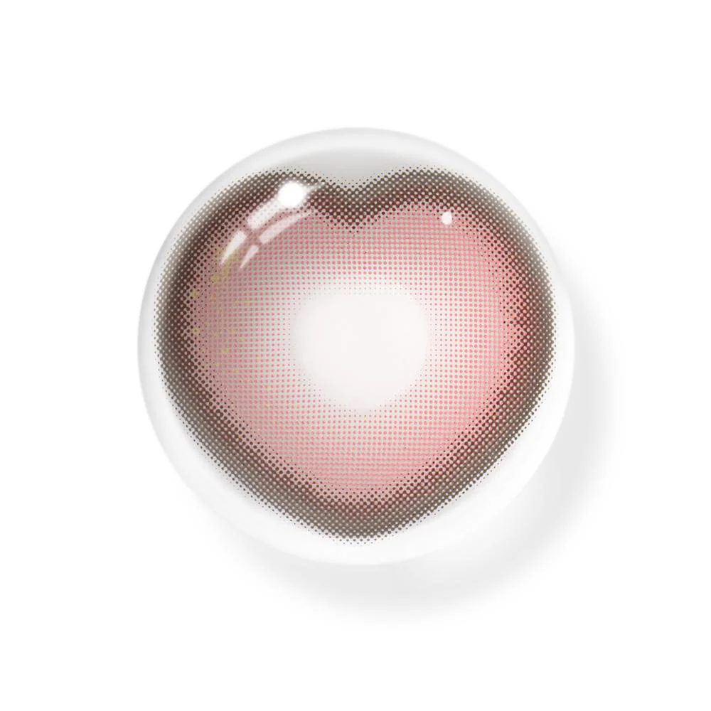 Cosplay Heart Shake Pink Colored Contact Lenses - Roseibase