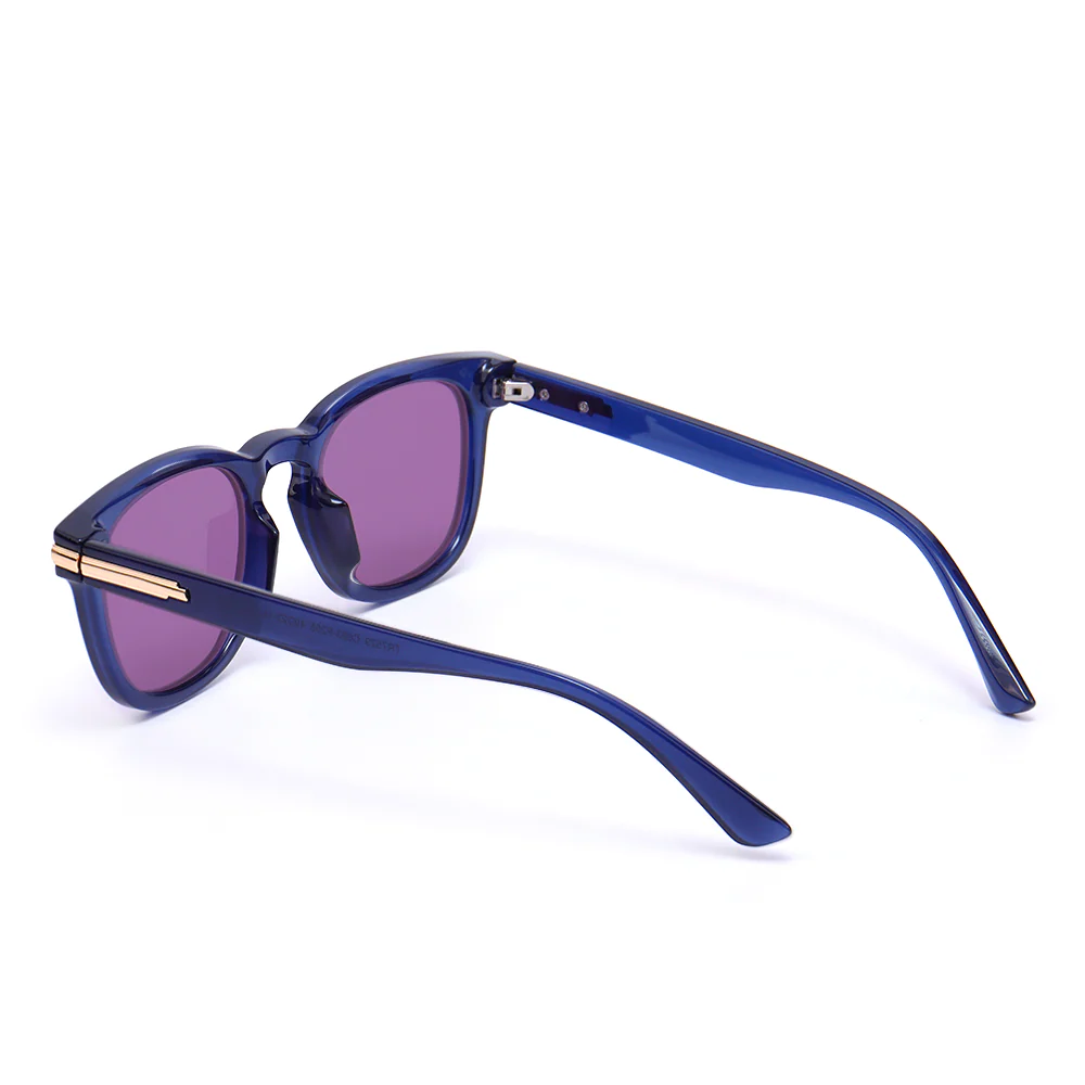 Alana Retro Round Blue Sunglasses - Roseibase