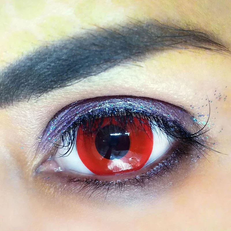 Halloween Redout Prescription Colored Contact Lenses - Roseibase