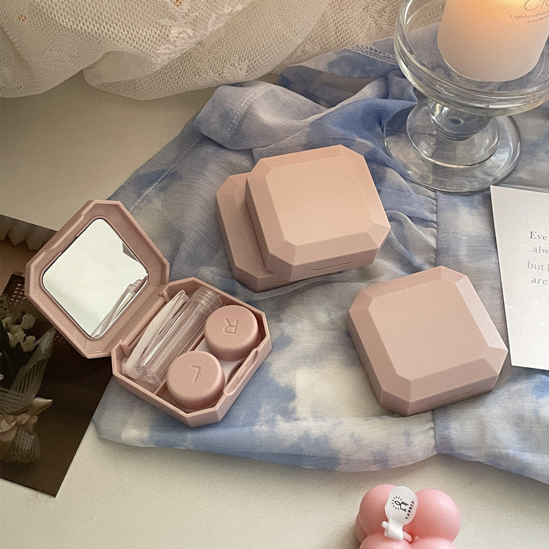 Like Fish Ins Simple Colored Contact Lens Case - Roseibase