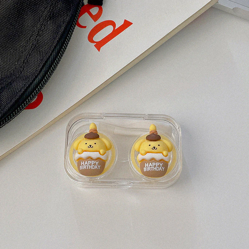 Birthday Apron Cartoon Colored Contact Lens Case - Roseibase