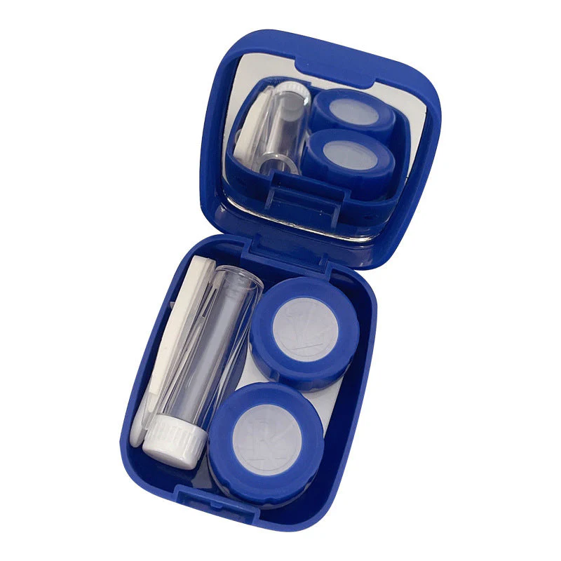 Klein Blue Colored Contact Lens Case - Roseibase