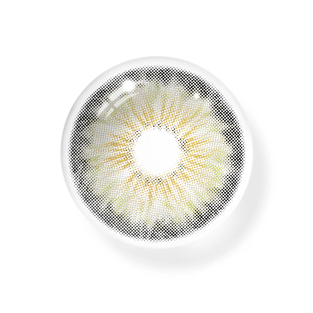 Cyrene Amber Gray Colored Contact Lenses - Roseibase