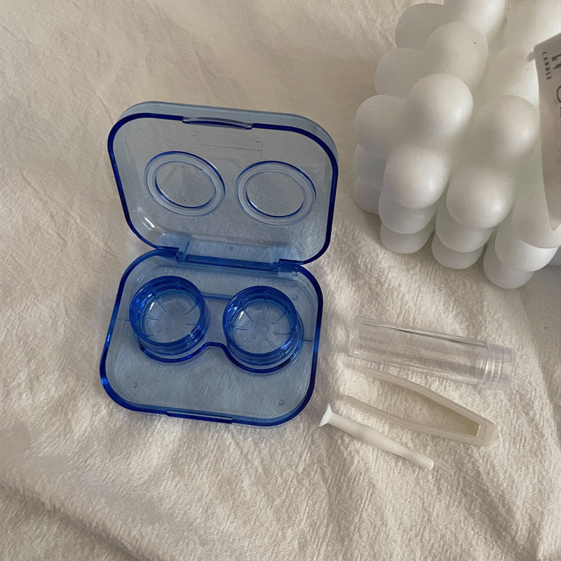 Elegant Colored Contact Lens Case - Roseibase