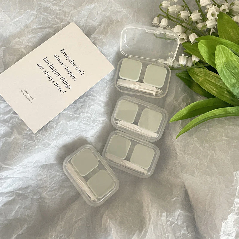 Like Fish Ins Style Colored Contact Lens Case - Roseibase