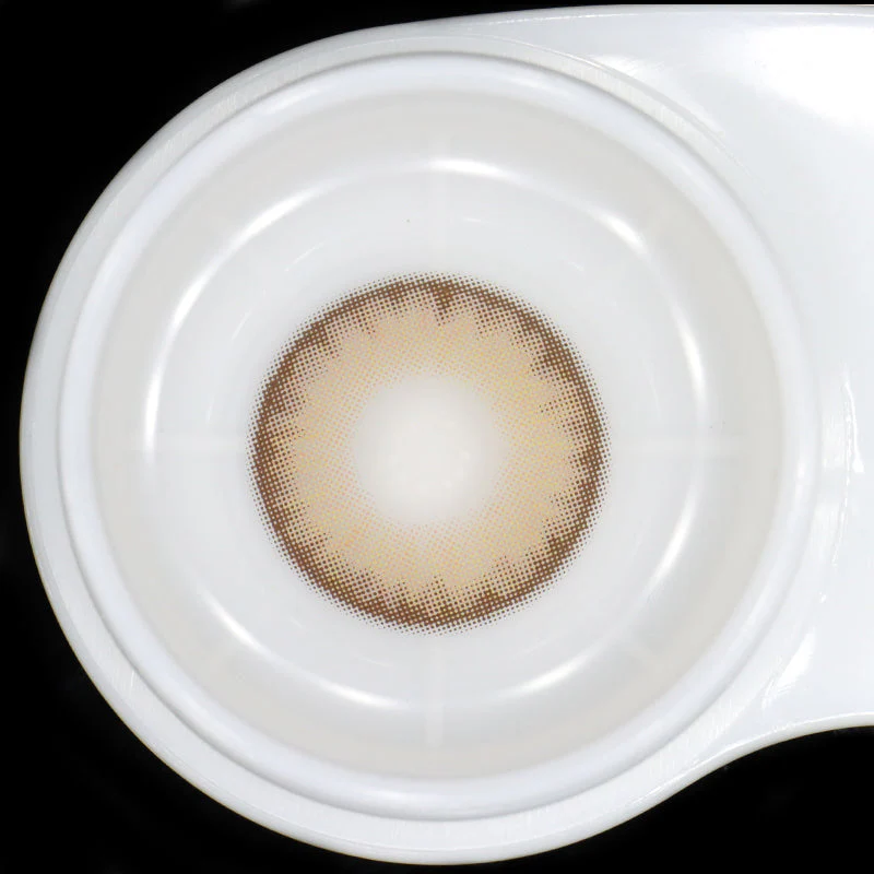 Ares Brown Colored Contact Lenses - Roseibase