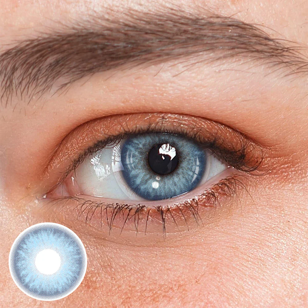 Helena Blue Colored Contact Lenses - Roseibase