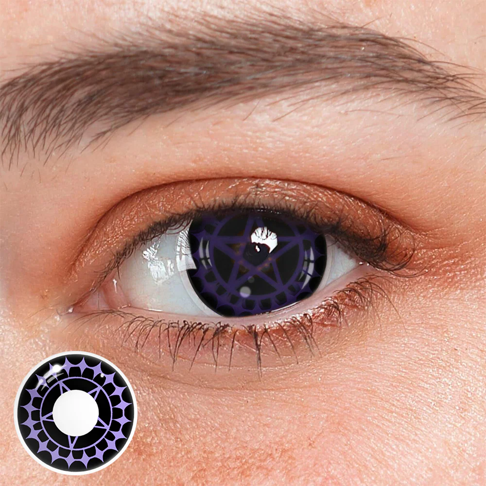 Cosplay Black Butler Light Purple Colored Contact Lenses - Roseibase