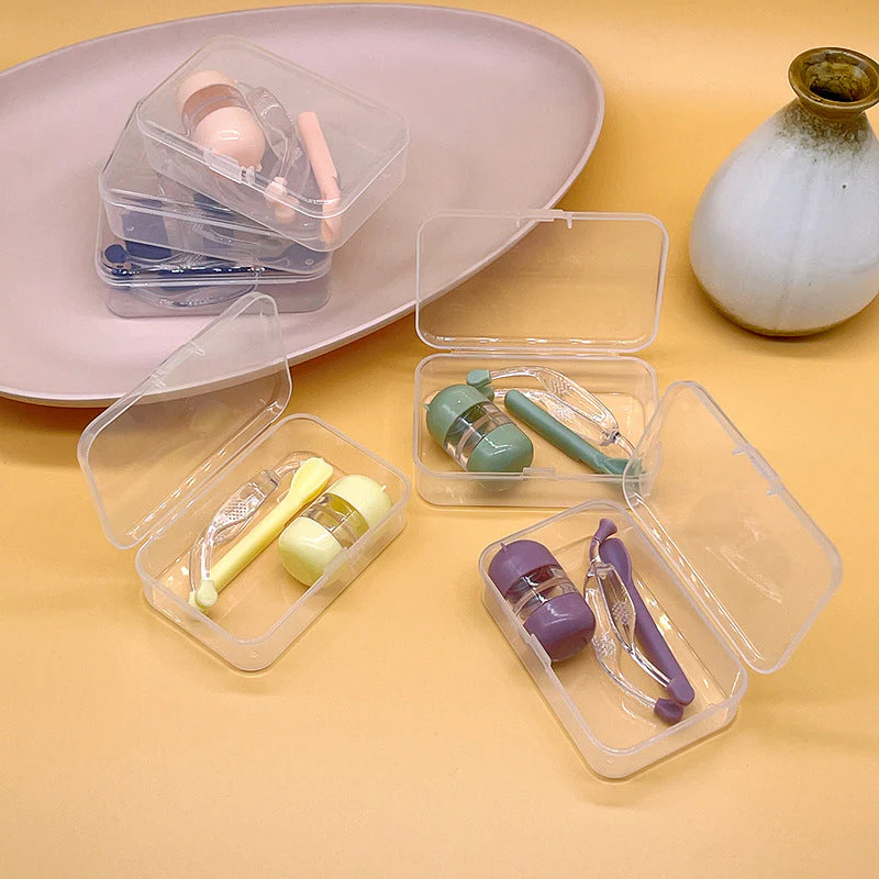Delicate Colored Contact Lens Case - Roseibase
