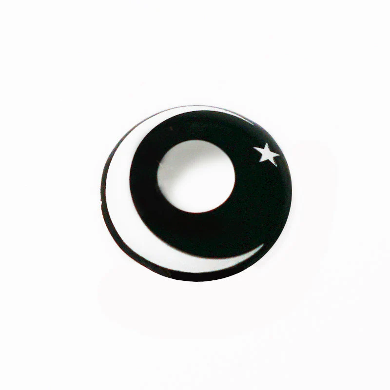 Halloween Moon star-White Contact Lenses - Roseibase