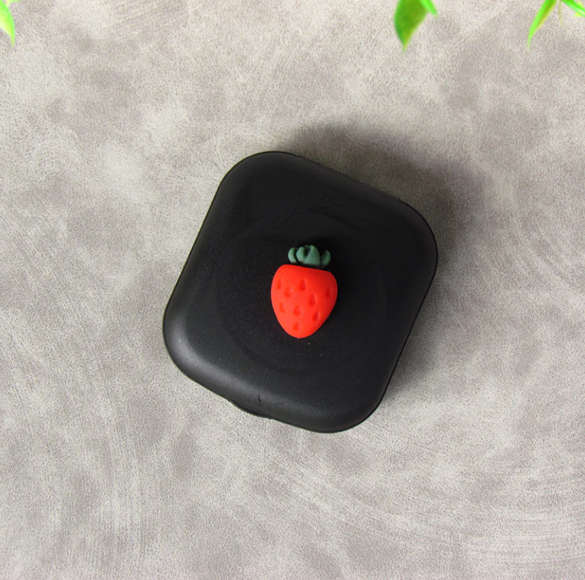 Fruit Box Multicolor Colored Contact Lens Case - Roseibase